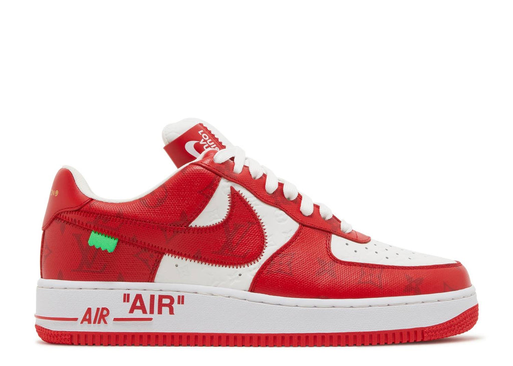 NIKE LOUIS VUITTON X AIR FORCE 1 LOW 'WHITE COMET RED'