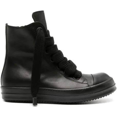 RICK OWENS Black Jumbo Laced Sneakers