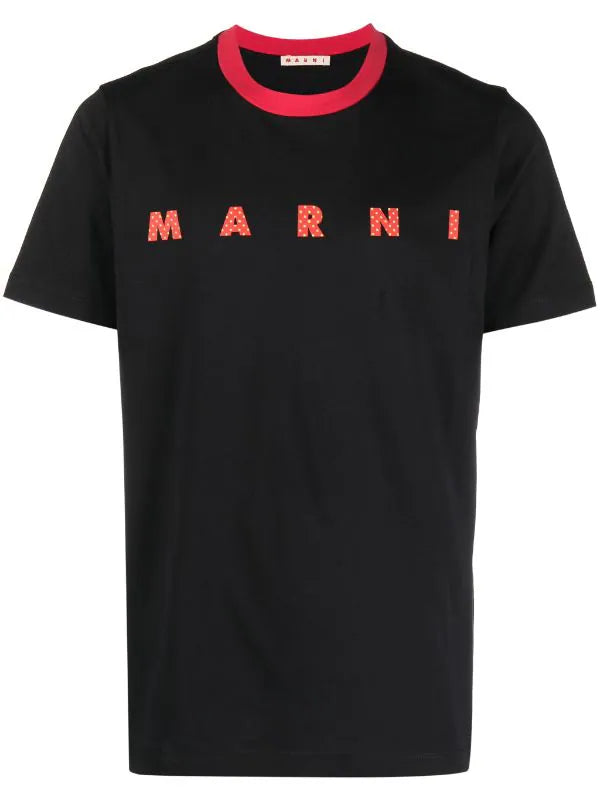 MARNI Black Polka Dot T-Shirt