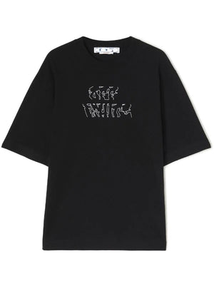 Off-White Arrow-print cotton T-shirt