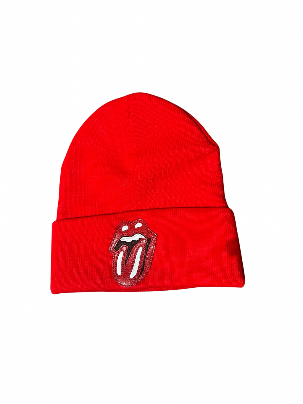 CHROME HEARTS ROLLING STONE BEANIE RED