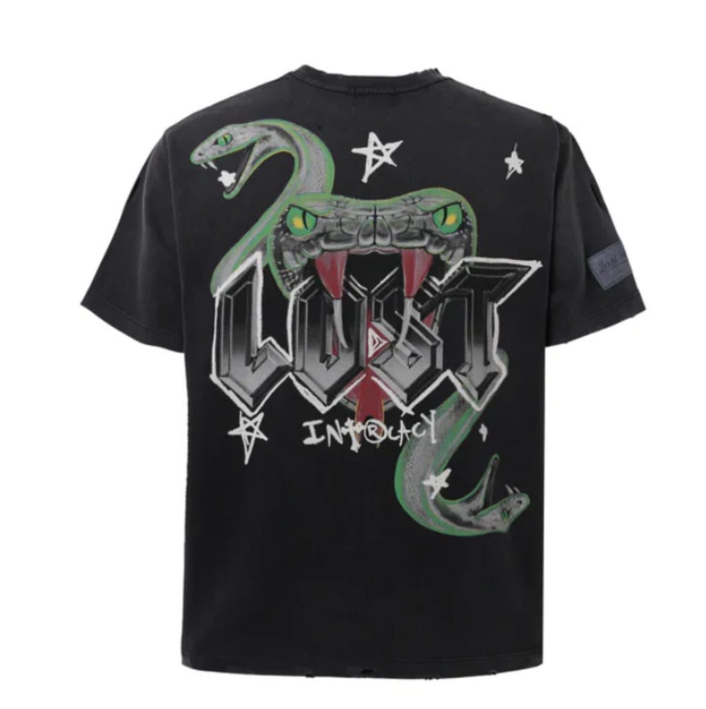 LOST INTRICACY MEDUSA TEE BLACK