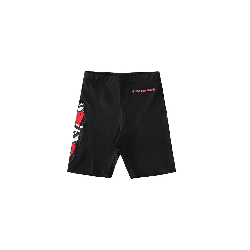 CHROME HEARTS MATTY BOY BIKER SHORTS BLACK