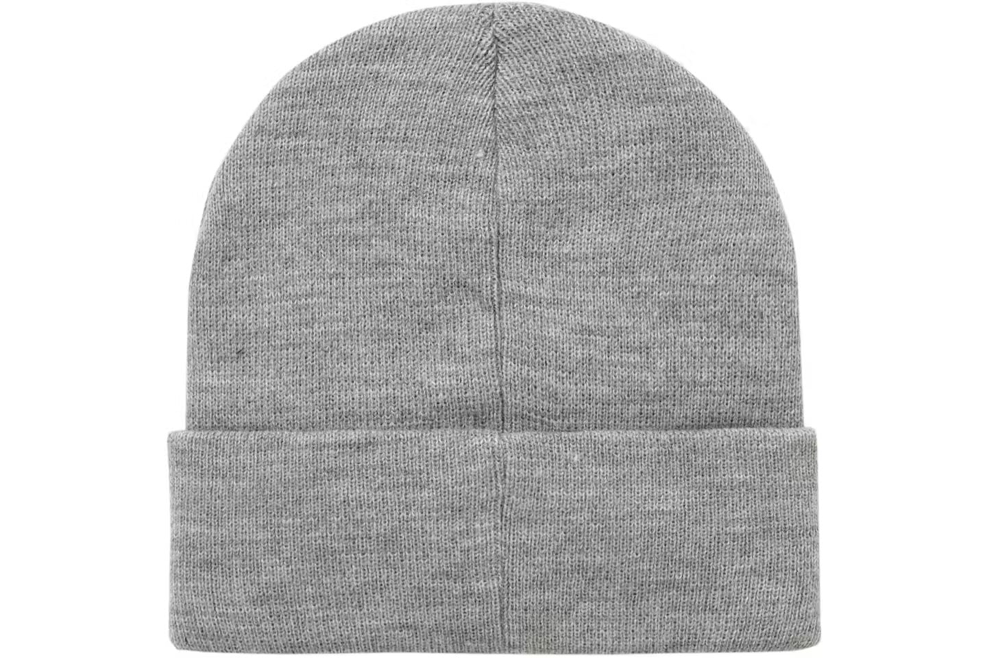 SUPREME SPORTS STENCIL BEANIE HEATHER GREY