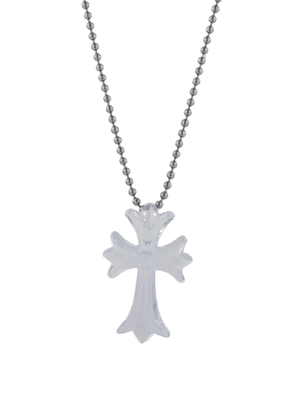 CHROME HEARTS SILICONE NECKLACE CLEAR