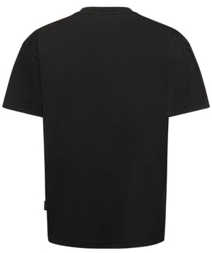 PALM ANGELS BLACK PRINTED T SHIRT