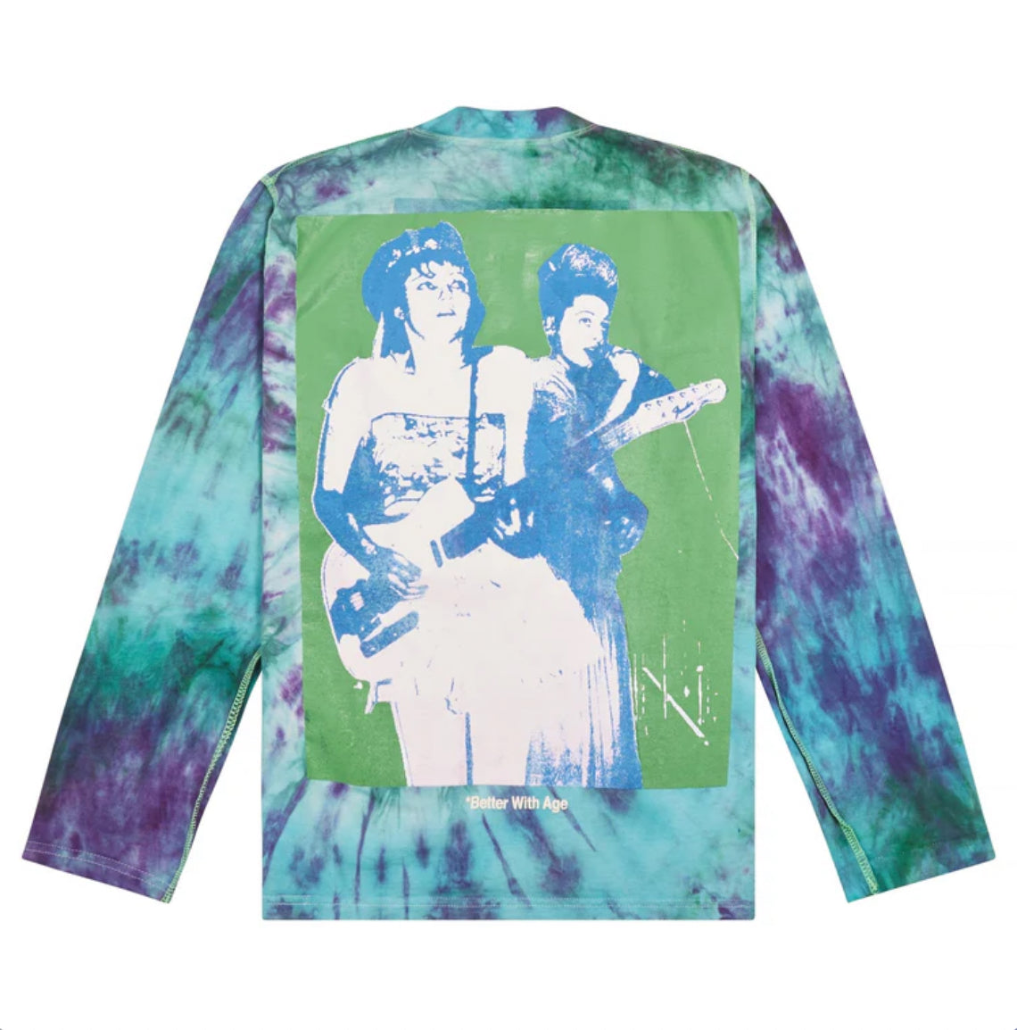 Better With Age Encore Tie Dye Reversible L/S Tee