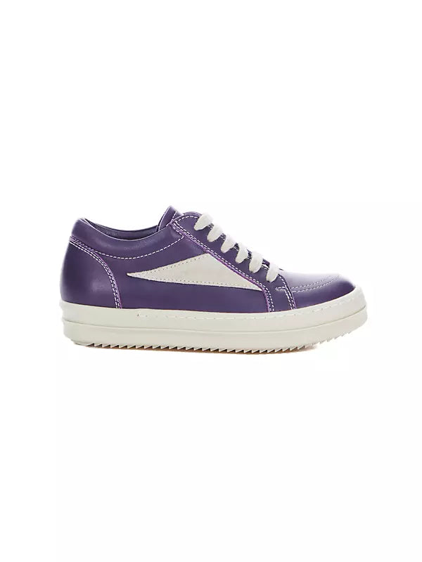 RICK OWEN KIDS VINTAGE SNEAKS AMETHYST/MILK