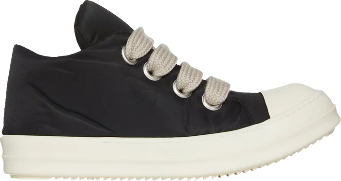 RICK OWENS LIDO DRKSHDW JUMBO LACE PUFFER LOW “BLACK PEARL”