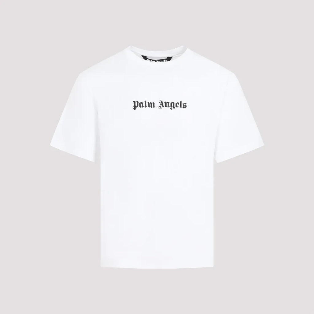 PALM ANGELS WHITE PRINTED T SHIRT