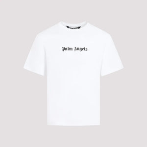 PALM ANGELS WHITE PRINTED T SHIRT