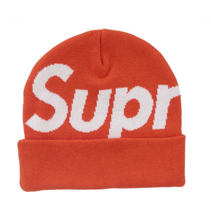 Supreme Big Logo Beanie Orange