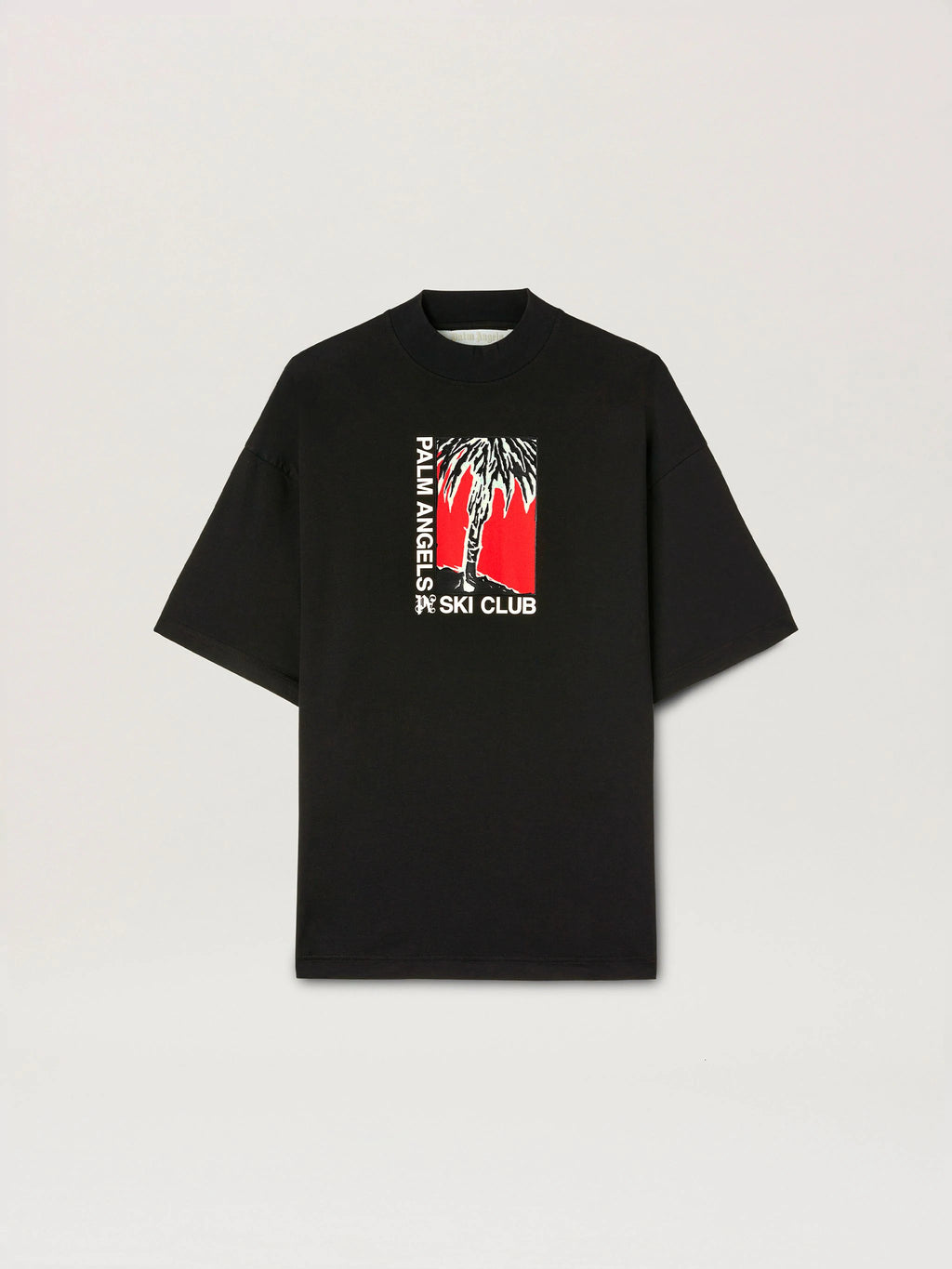 PALM ANGELS SKI CLUB LOOSE TEE BLACK