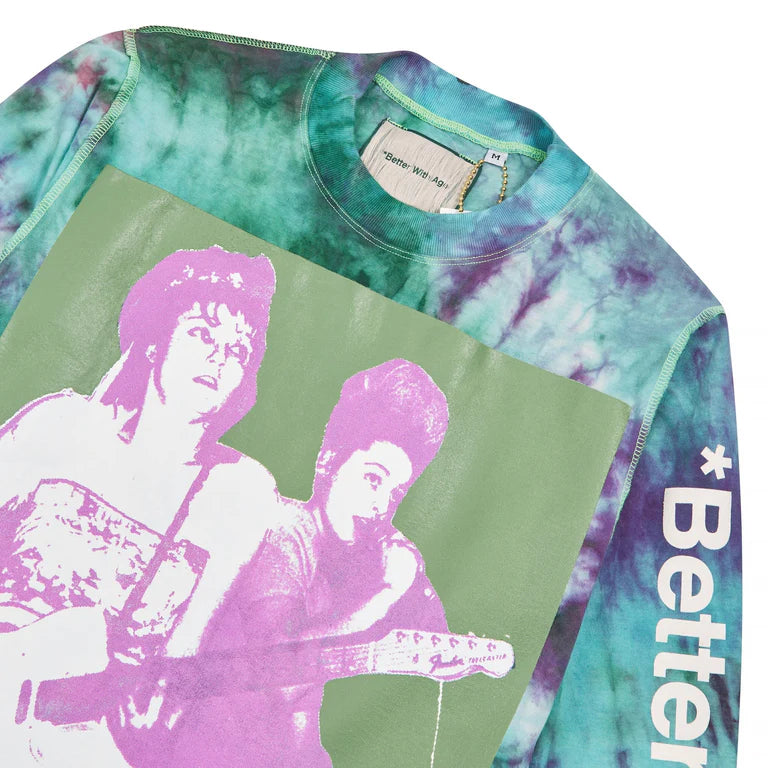 Better With Age Encore Tie Dye Reversible L/S Tee