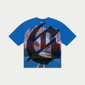 Godspeed Sunset Blvd Royal Blue Tee