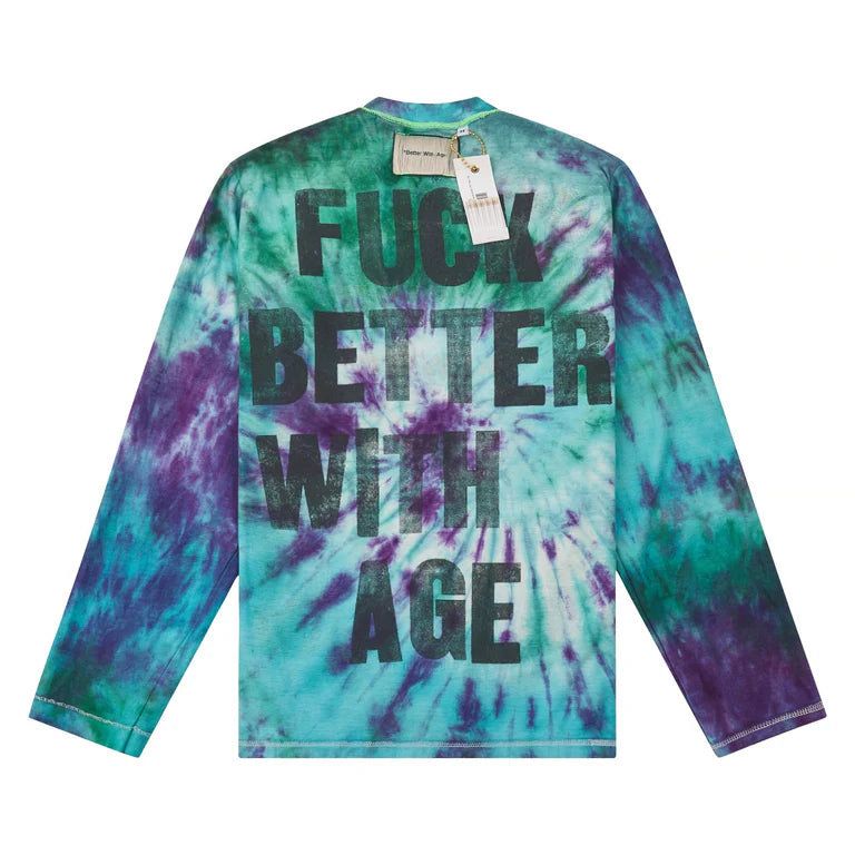 Better With Age Encore Tie Dye Reversible L/S Tee