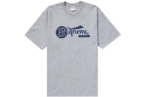 SUPREME RECORDS TEE GREY