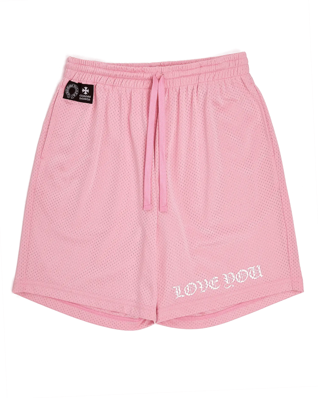 CHROME HEARTS MESH JERSEY SHORT PINK