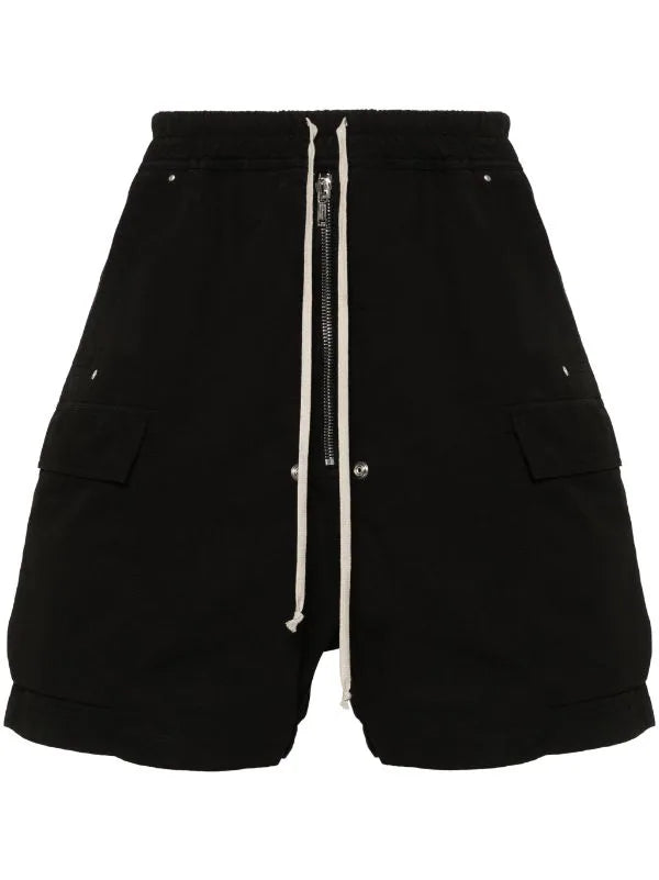 RICK OWEN CARGOBELA SHORTS BLACK