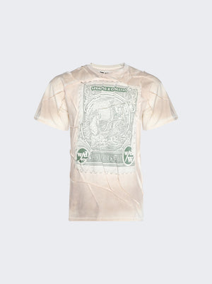 WHO DECIDES WAR CURRENCY SHORT SLEEVE CREAM