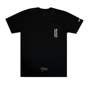 Chrome Hearts Scroll Logo Tee Black Tokyo