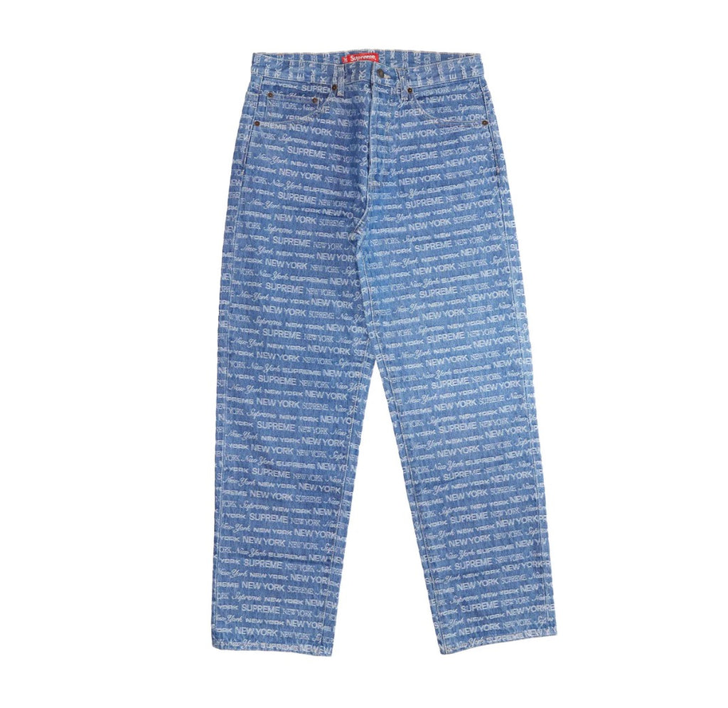 SUPREME MULTI TYPE JACQUARD REGULAR JEAN