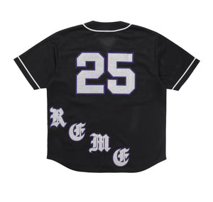 Supreme Old English Baseball Jersey Black