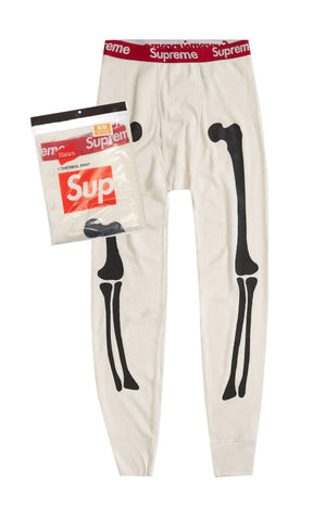 Supreme Hanes Bones Thermal Pants White (1 Pack)