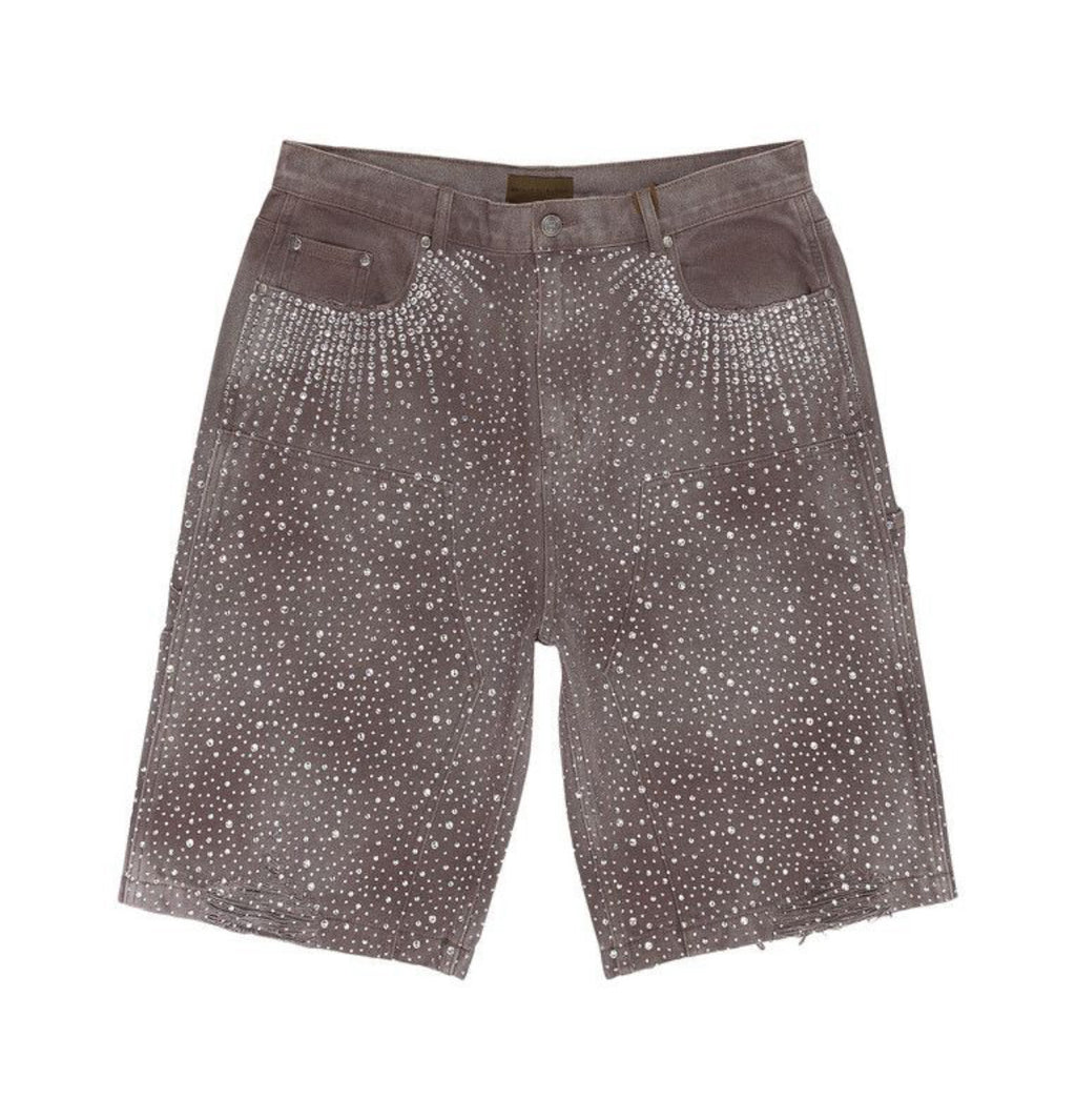 Birth of Royal Child Redial Diamond Jorts ‘Brown’