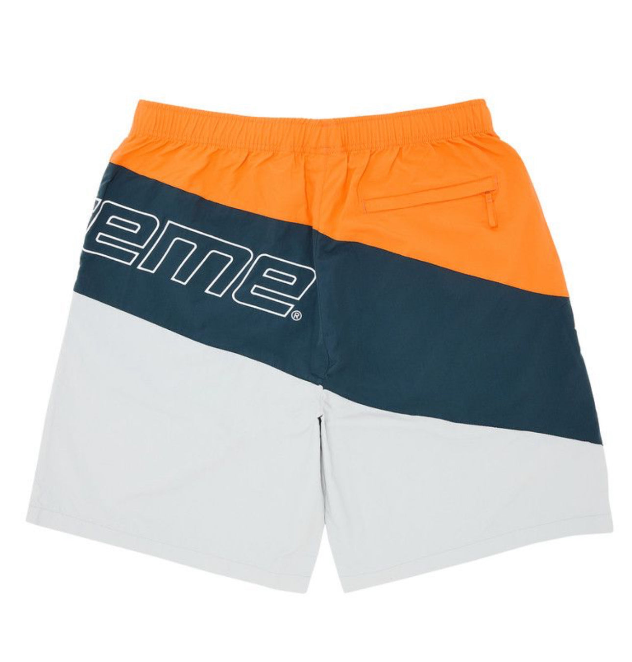 SUPREME CURVE NYLON SHORT GREY