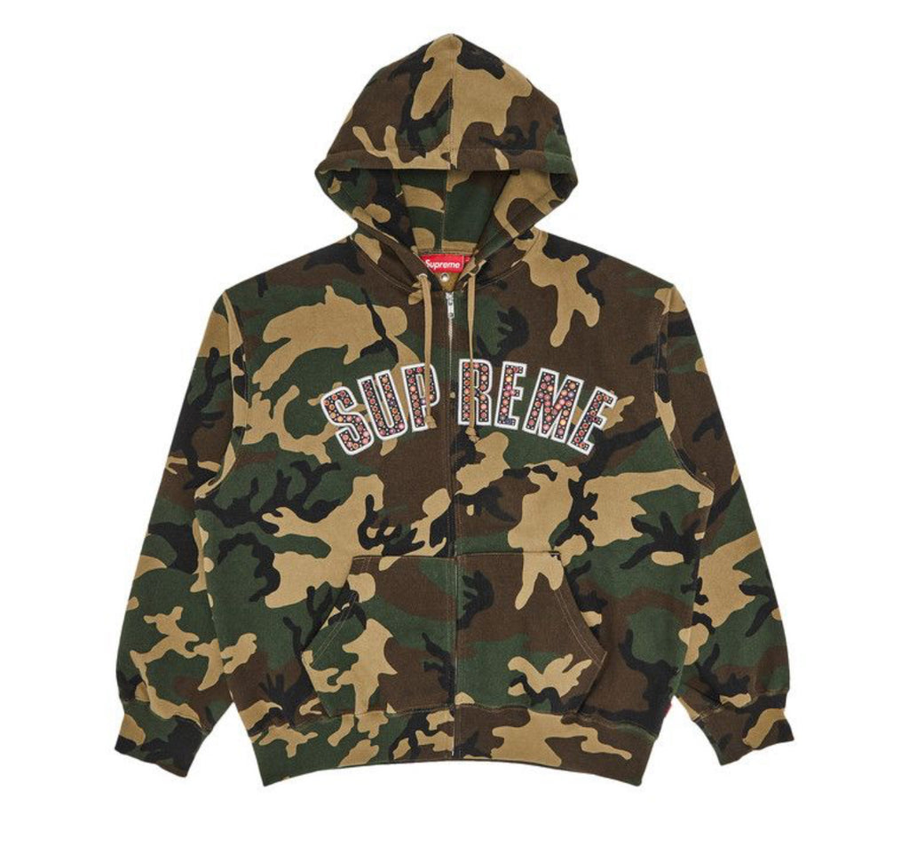 Supreme B.B Simon Zip Up Hooded Sweatshirt ‘Camo’