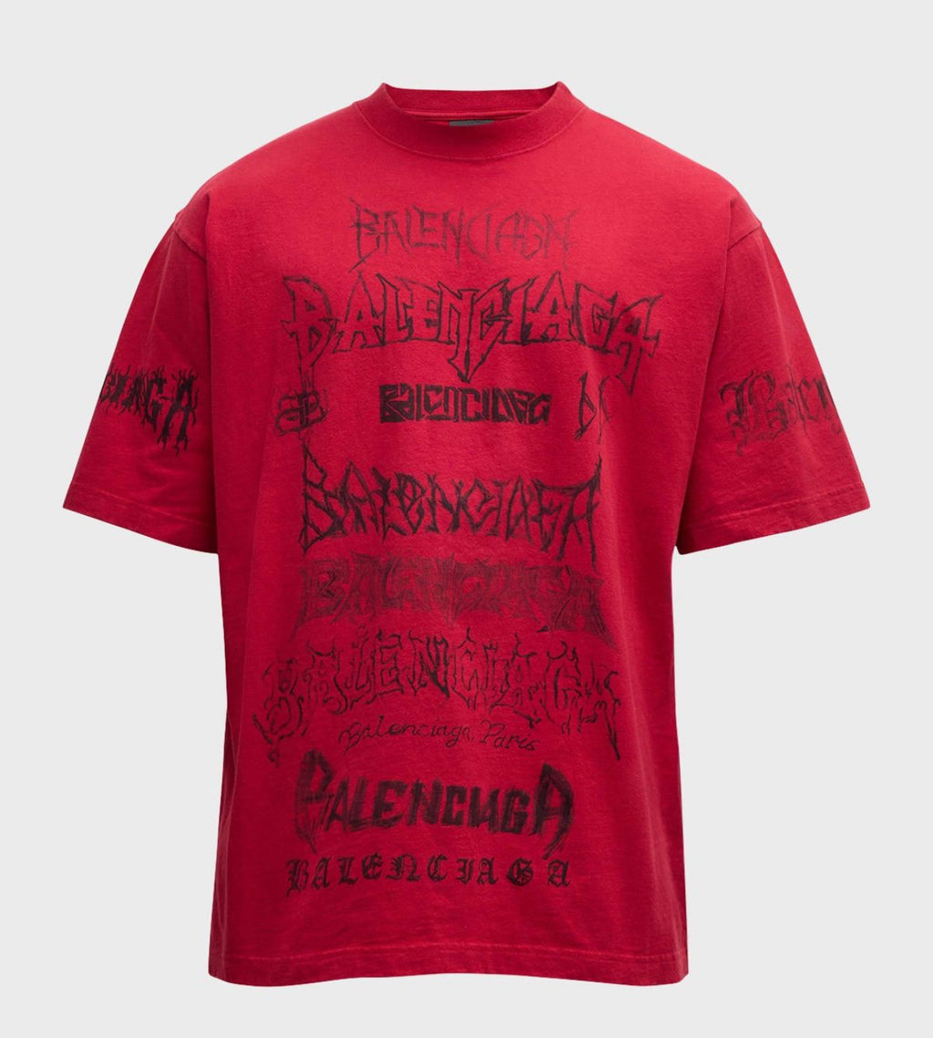 Balenciaga DIY Metal Recycle Jersey Shirt