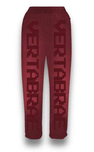 VERTABRAE SWEATPANTS BURGUNDY/CRIMSON