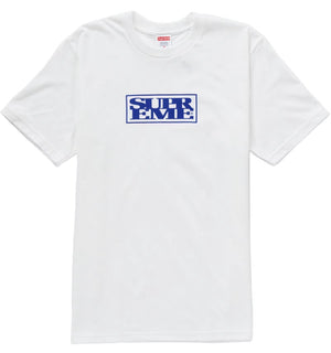 SUPREME CONNECT TEE WHITE/BLUE