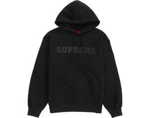 SUPREME COLLEGIATE HOODIE SWEATSHIRT BLACK