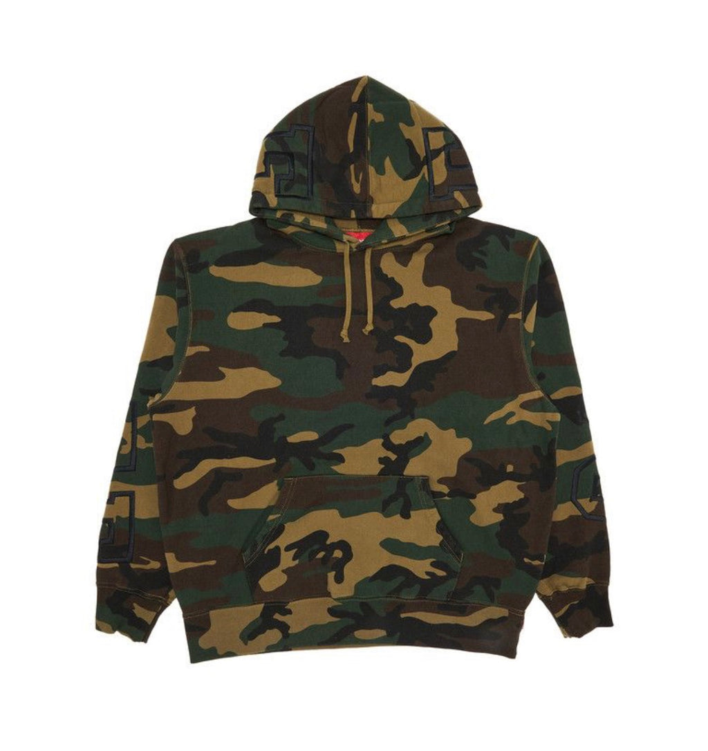 Supreme State Hooded Sweatshirt ‘Woodland Camo’