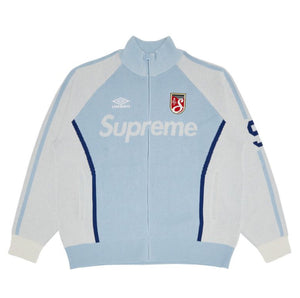 Supreme Umbro Zip Up Sweater Light Blue