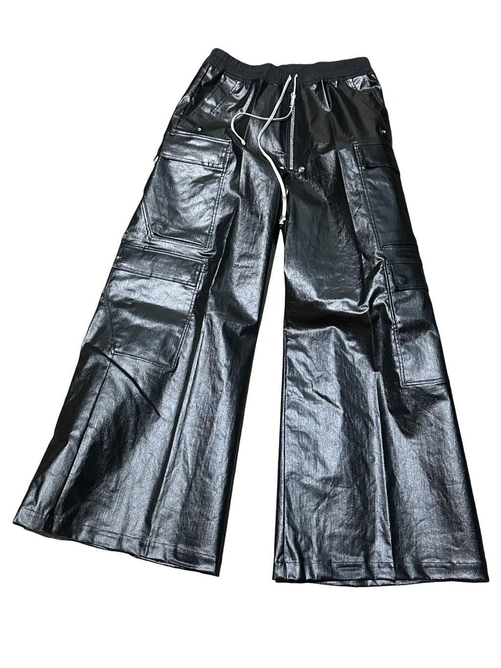 RICK OWENS Black Porterville Cargobelas Cargo Pants