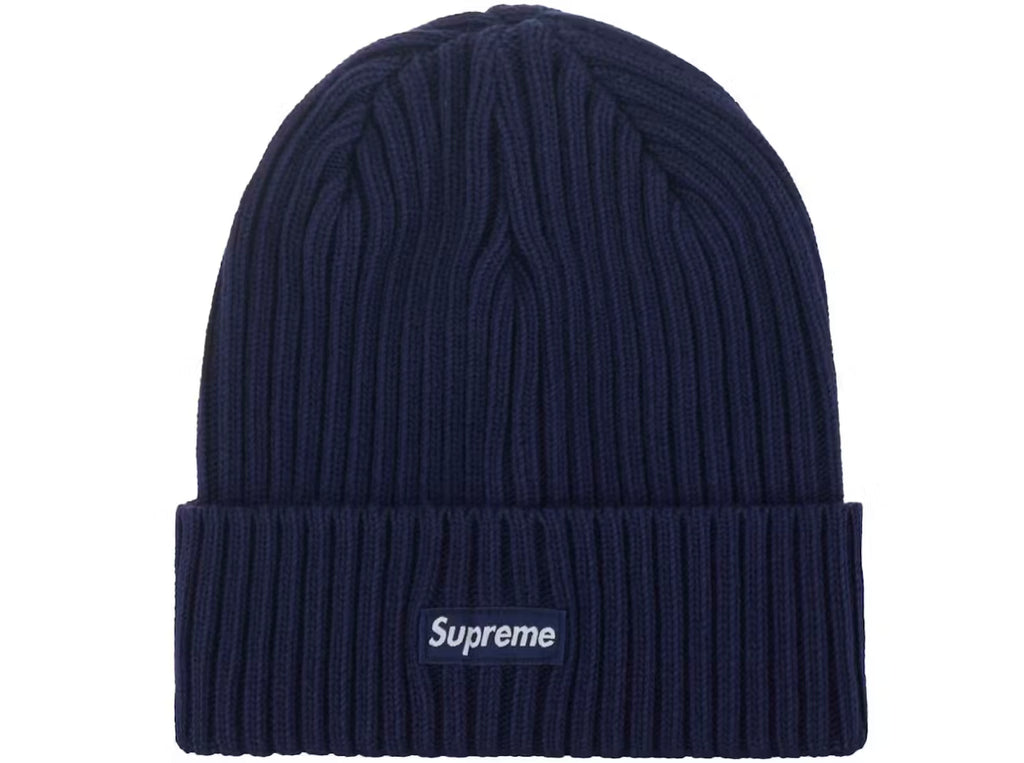 SUPREME OVERDYED BEANIE NAVY SS24
