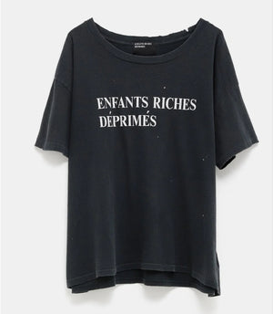 Enfants Riches Déprimés
Classic Logo T-Shirt Damaged Black