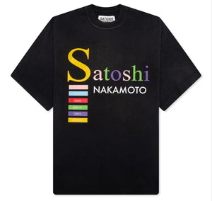 SATOSHI NAKAMOTO
BEST CODE TEE - WASHED BLACK