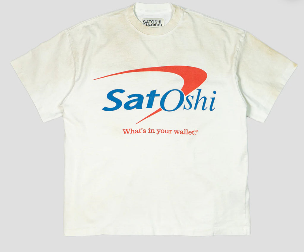 SATOSHI NAKAMOTO
BANK OF SATOSHI S/S T-SHIRT WHITE
