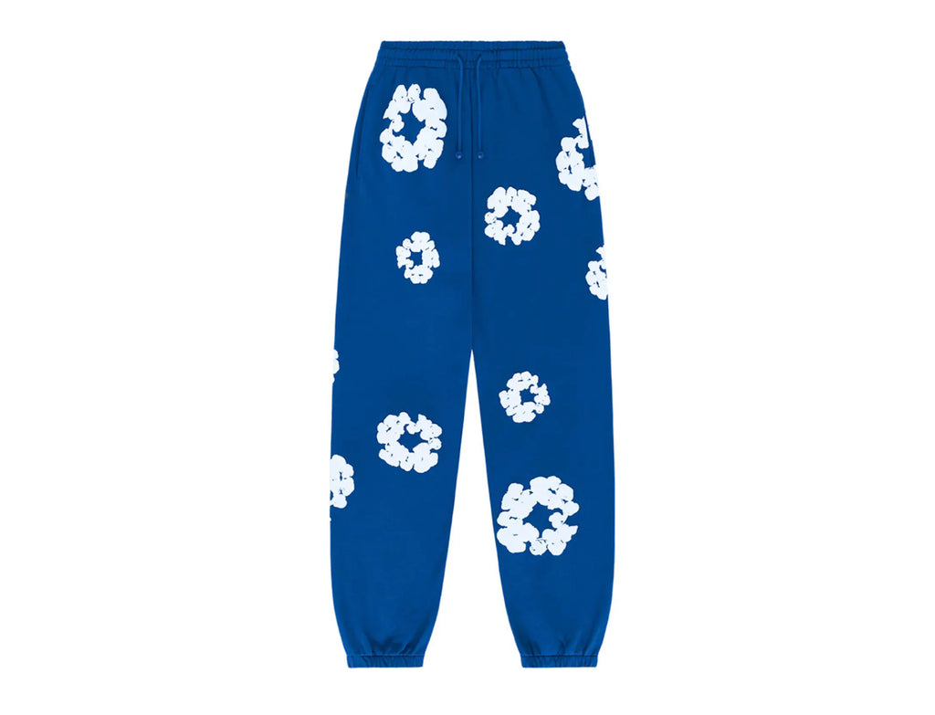 Denim Tear Cotton Wreath Sweapants Royal Blue