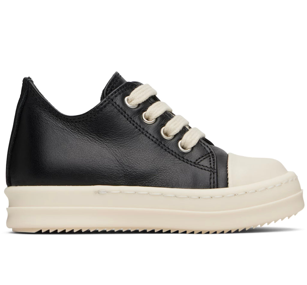 RICK OWENS Baby Black Hollywood Babysneaks Sneakers