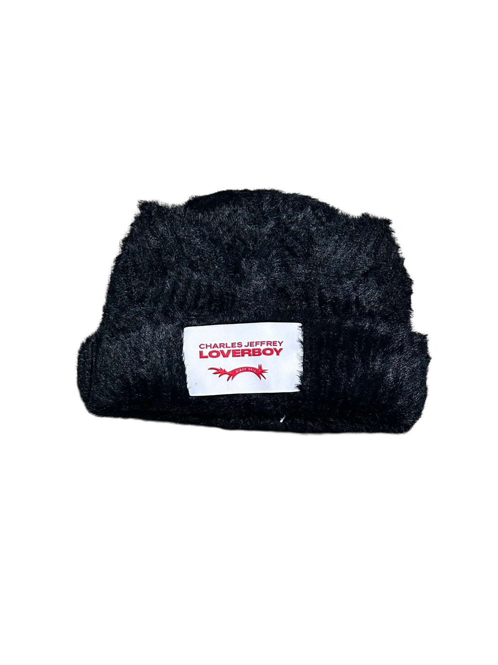 CHARLES JEFFREY LOVERBOY
Black Fluffy Chunky Ears Beanie