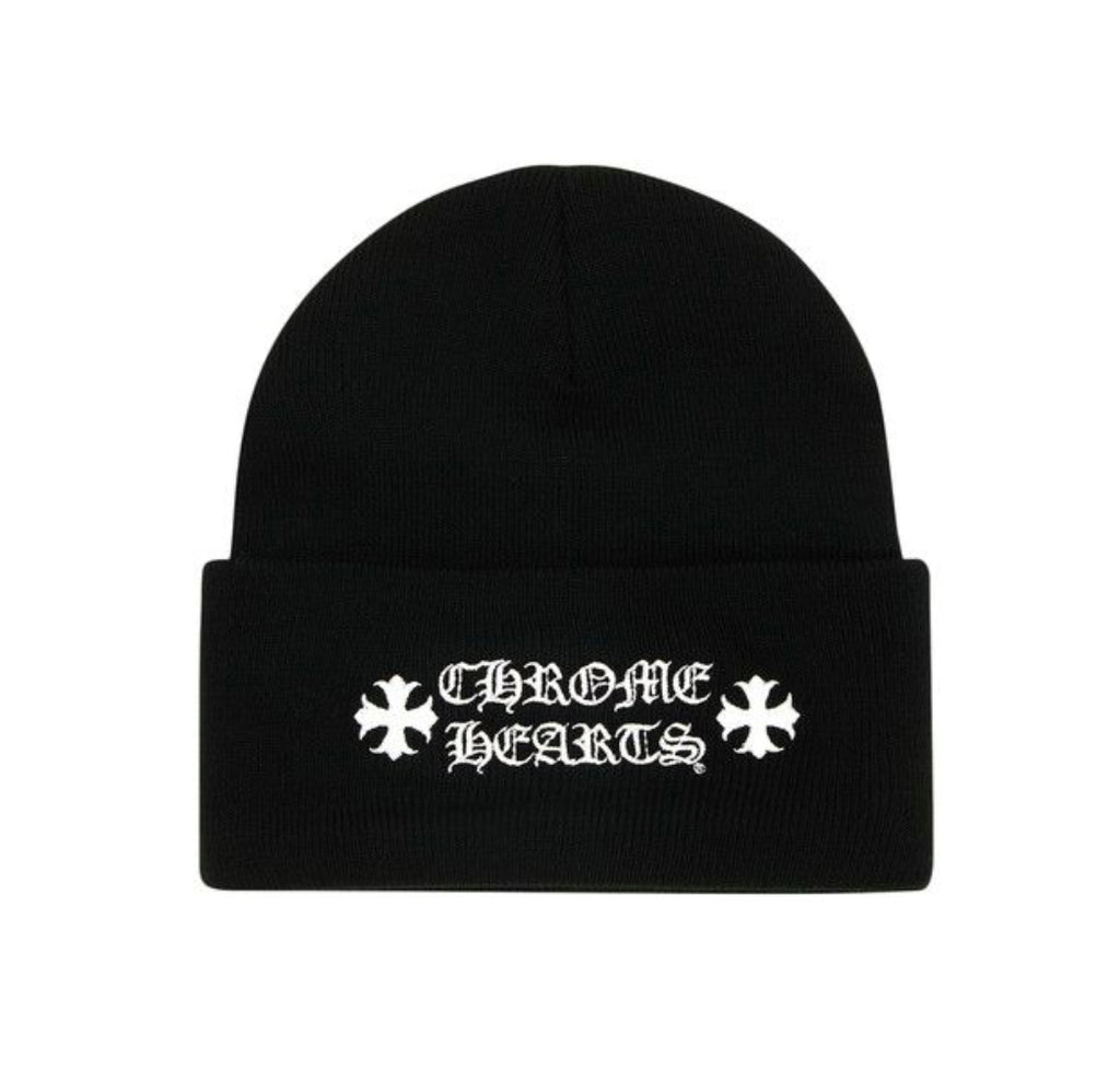 Chrome Hearts Logo Beanie Black