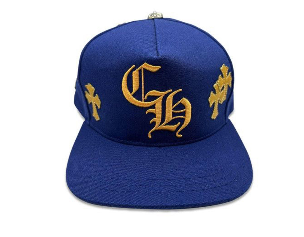Chrome Hearts Cross Patch Hat ‘Blue/Yellow’