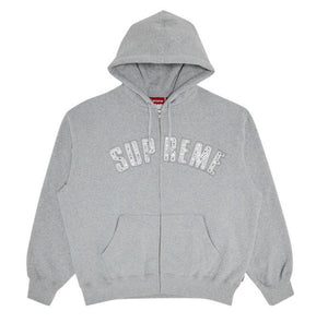Supreme B.B Simon Zip Up Hooded Sweatshirt ‘Heather Grey’