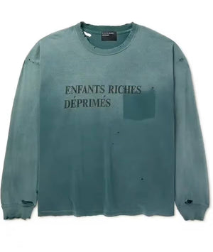 ENFANTS RICHES DÉPRIMÉS
Blue Classic Logo LS T-shirt