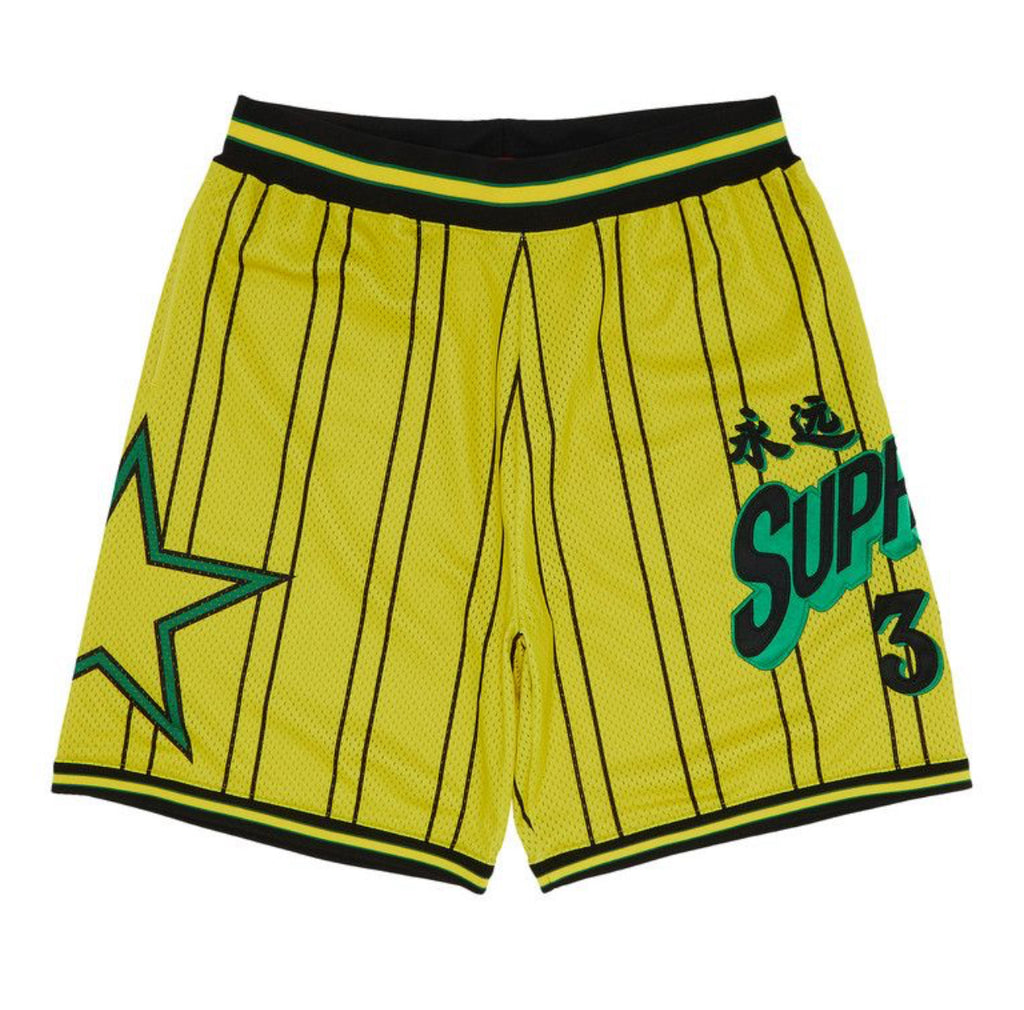 SUPREME STAR BASKETBALL SHORTS GREEN